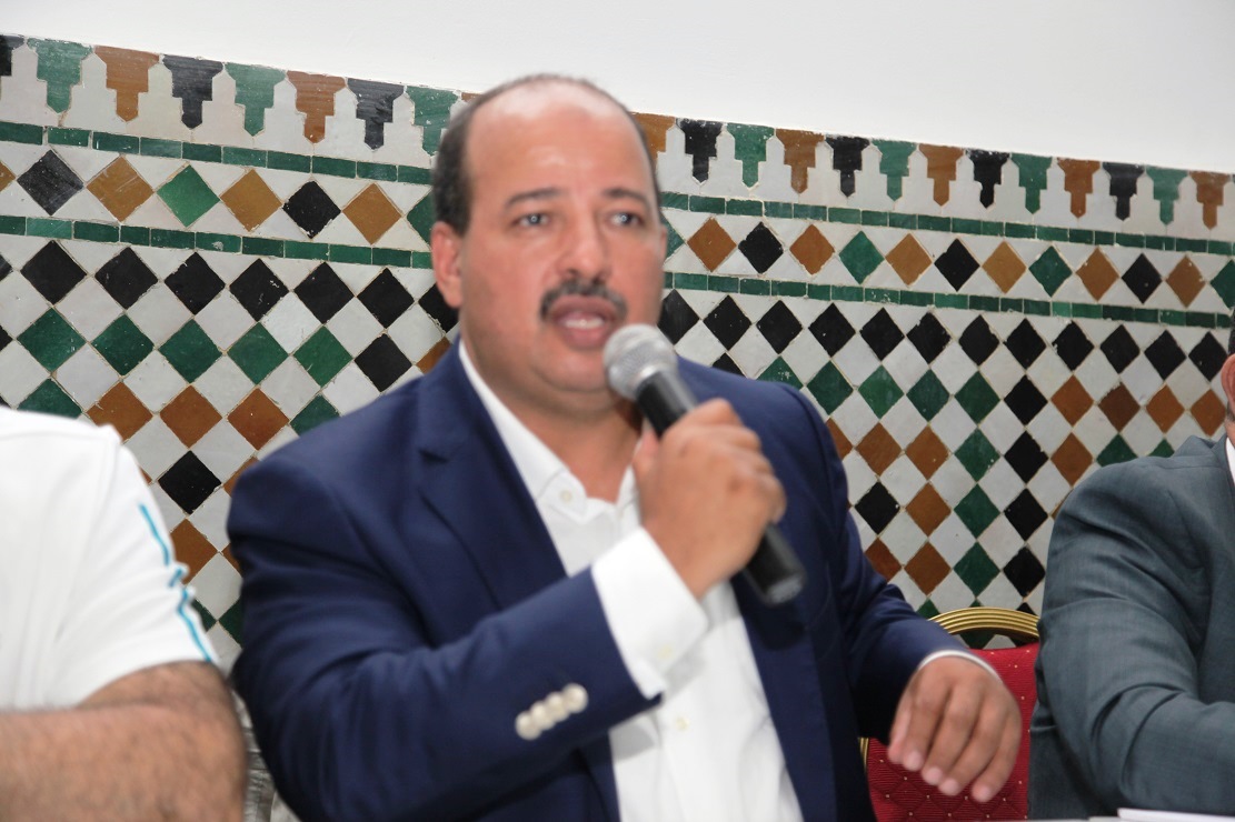 الأخ النعم ميارة: الاتحاد العام للشغالين لن يقف مكتوفتي الأيدي أمام مظاهر الظلم  والحكرة الأخ النعم ميارة: الاتحاد العام للشغالين لن يقف مكتوفتي الأيدي أمام مظاهر الظلم  والحكرة