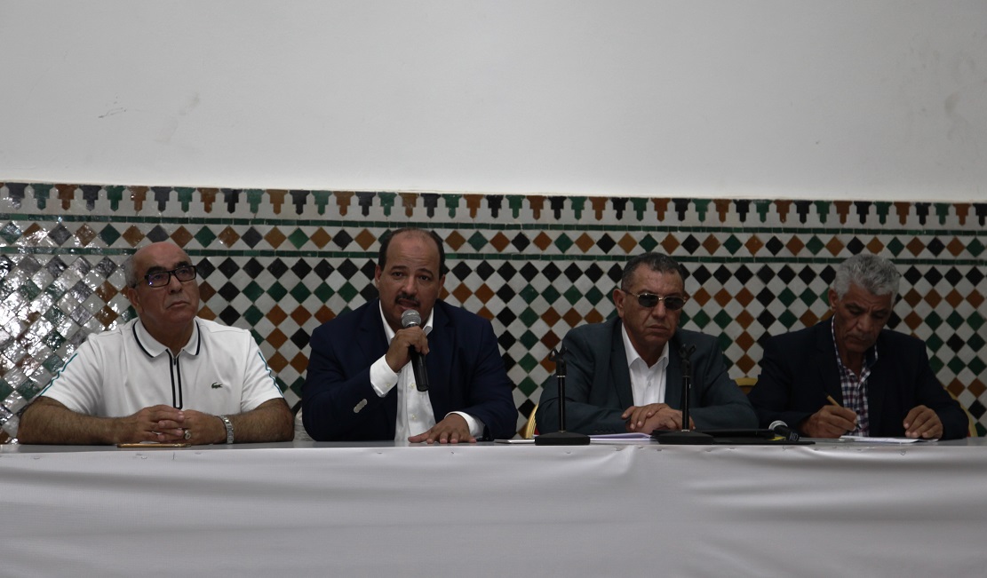 الأخ النعم ميارة: الاتحاد العام للشغالين لن يقف مكتوفتي الأيدي أمام مظاهر الظلم  والحكرة الأخ النعم ميارة: الاتحاد العام للشغالين لن يقف مكتوفتي الأيدي أمام مظاهر الظلم  والحكرة