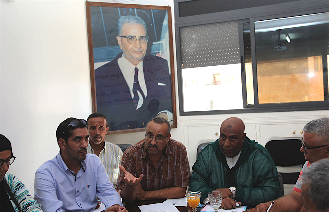 الأخ أحمد بلفاطمي يترأس المؤتمر الأول لتأسيس المجلس الجهوي بسوس ماسة للجامعة الوطنية لموظفي وأعوان قطاع الشبيبة والرياضة الأخ أحمد بلفاطمي يترأس المؤتمر الأول لتأسيس المجلس الجهوي بسوس ماسة للجامعة الوطنية لموظفي وأعوان قطاع الشبيبة والرياضة