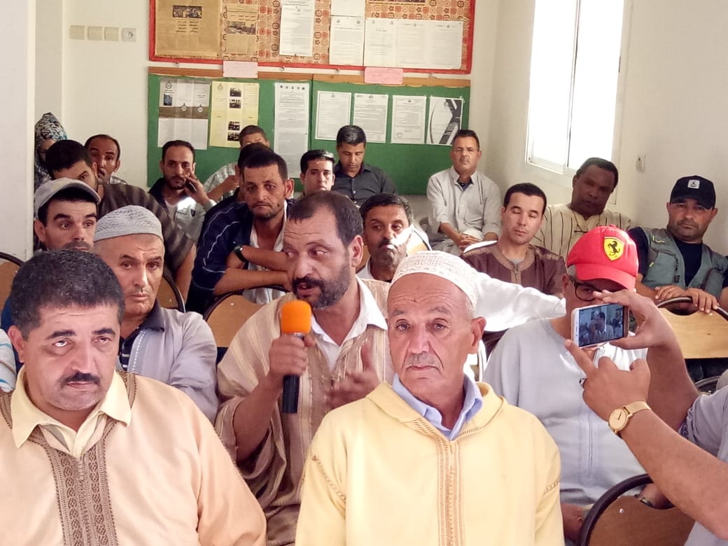 الاخ ابراهيم لشكر مبعوث اللجنة التفيذية يترأس اشغال المجلس الاقليمي لحزب الاستقلال بتزنيت