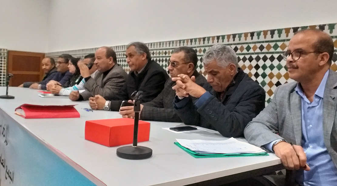 الأخ النعم ميارة يترأس الجمع العام للنقابة الوطنية لمستخدمي الصندوق المغربي للتقاعد