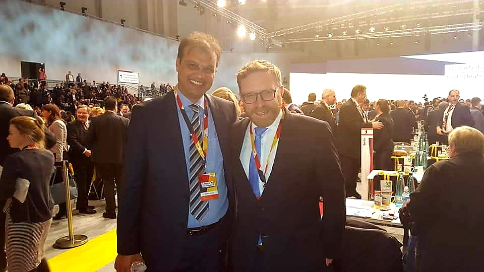 الأخ رحال المكاوي ممثلا لحزب الاستقلال في أشغال المؤتمر العام للحزب المسيحي الديمقراطي الألماني