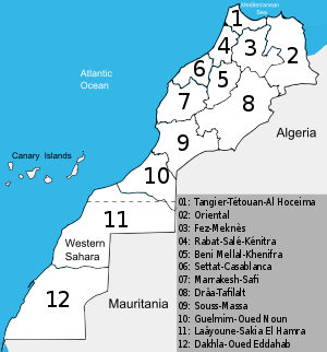 مونوغرافيا الجهات 12 للمملكة هي وثائق تقدم معطيات عامة عن الجهات