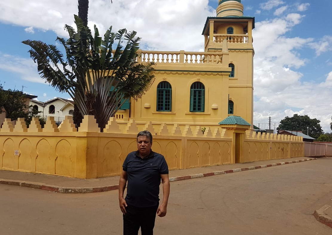 الأخ عبداللطيف أبدوح يزور مسجد محمد الخامس بمدينة أنسرابي بمدغشقر الشقيقة
