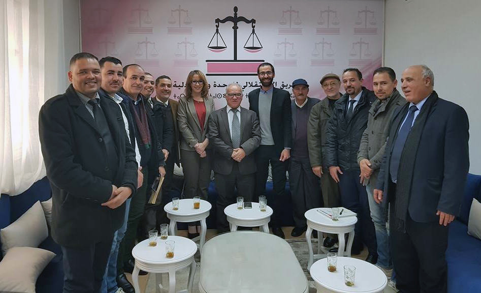 رئيس الفريق الاستقلالي بمجلس النواب يتسقبل منتخبي الجماعة الترابية بني "كرفط" بإقليم العرائش