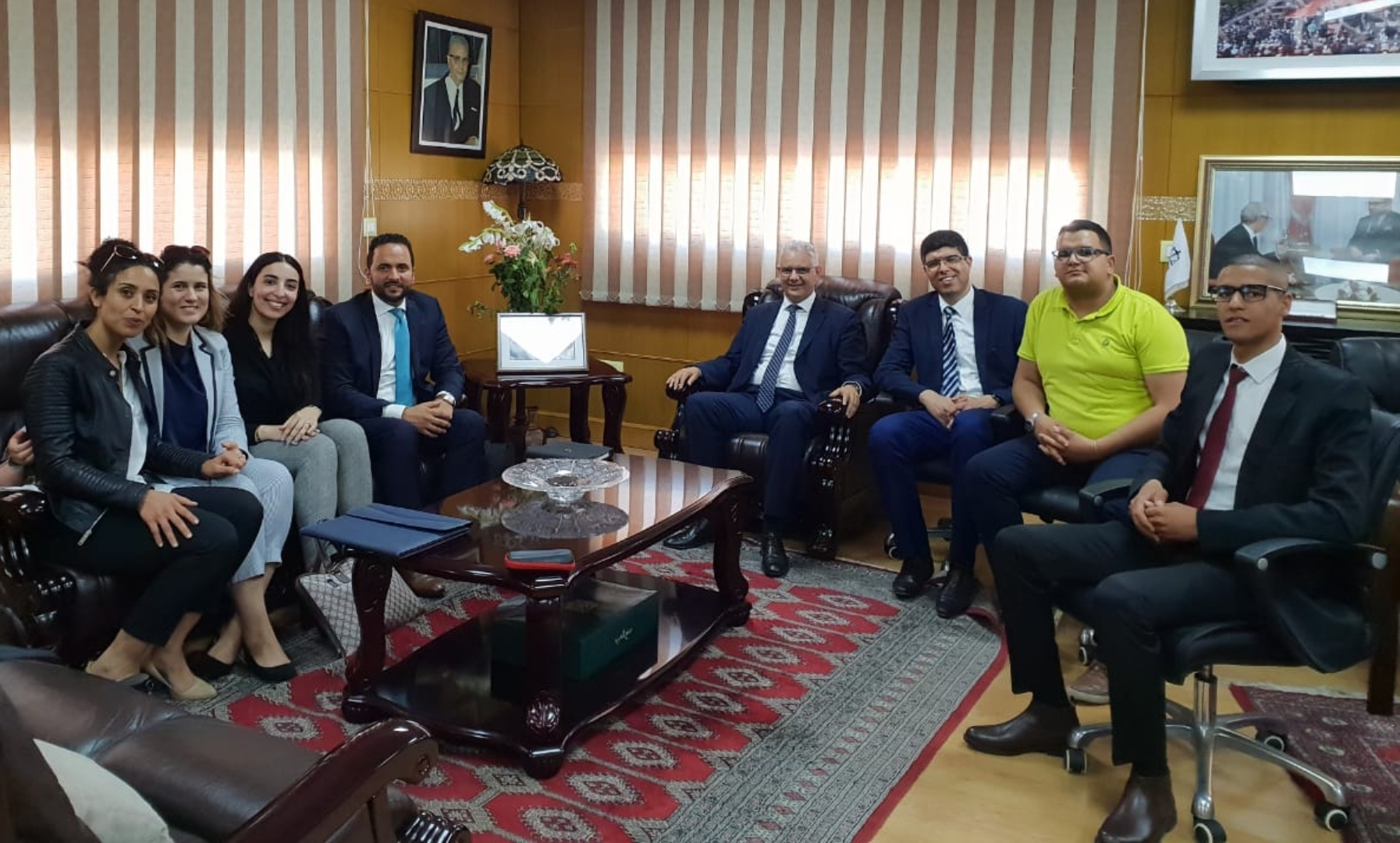 الأخ نزار بركة يستقبل رئيس وأعضاء حكومة الشباب المغربية
