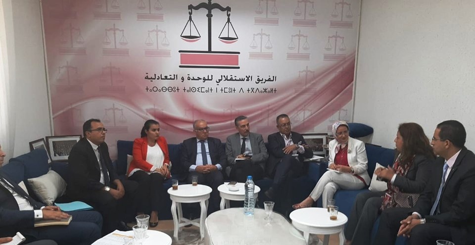 الجمعية المغربية للمحاسبين العموميين والائتلاف الوطني للمحاسبين المستقلين في ضيافة الفريق الاستقلالي