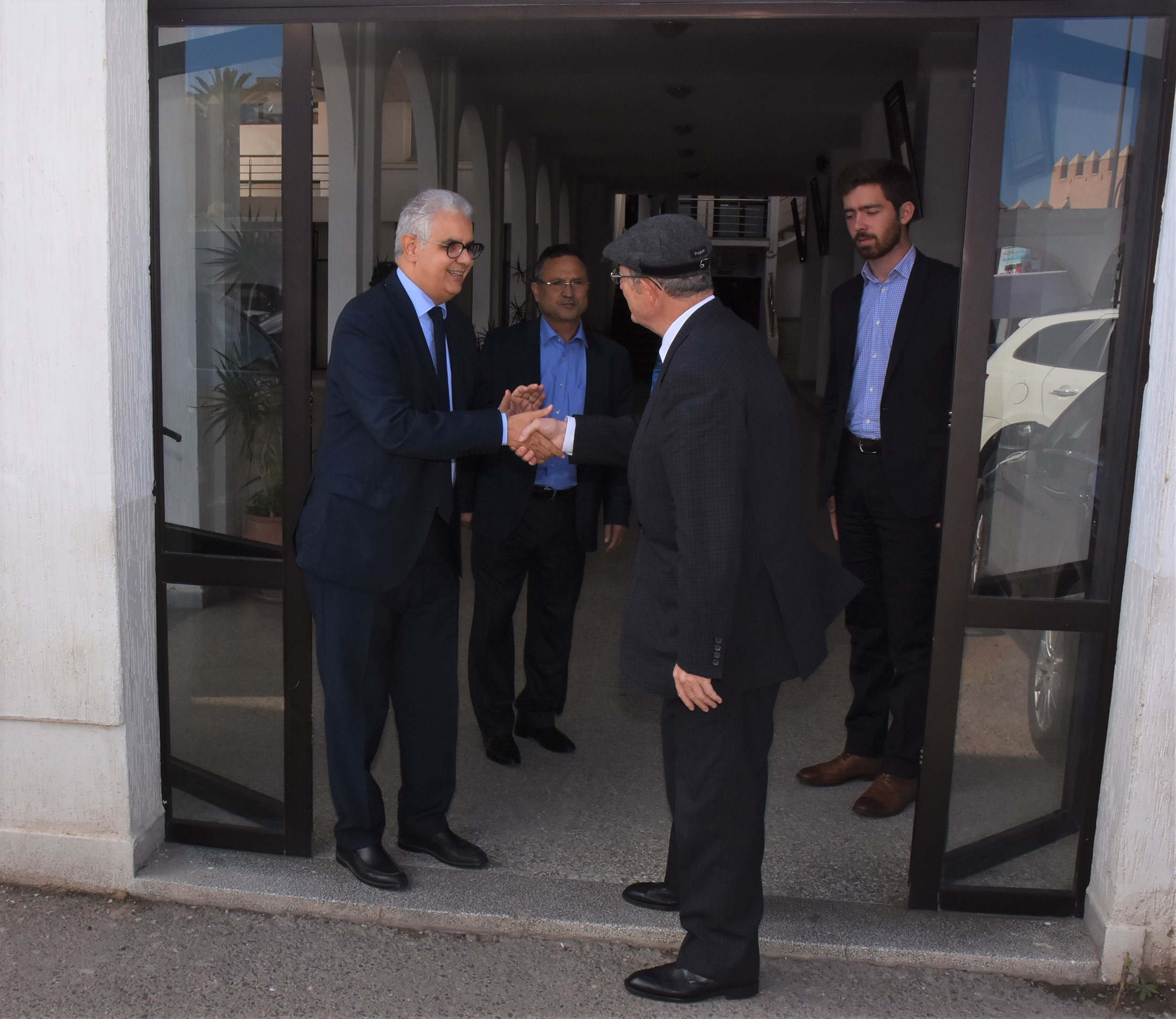 الأخ نزار بركة يستقبل السيد مارك ترينتسو سفير مملكة بلجيكا المعتمد بالمغرب
