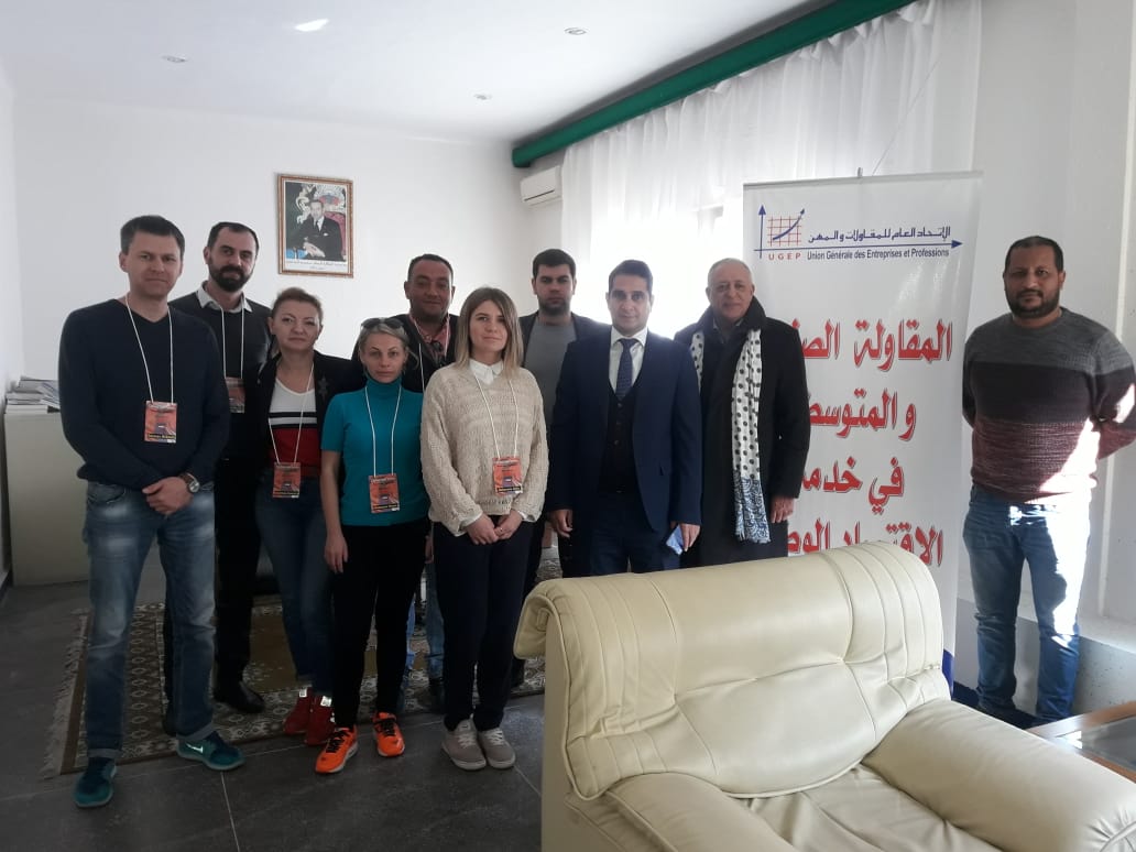 الأخ مولاي أحمد أفيلال يستقبل عددا من رجال الأعمال الروس بالمقر المركزي للاتحاد العام للمقاولات والمهن بالدار البيضاء