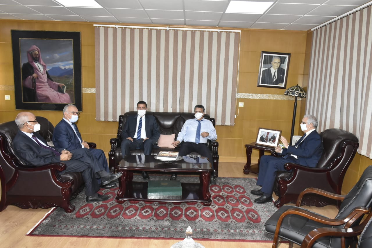 الأخ نزار بركة يستقبل الأستاذ عبد اللطيف وهبي الأمين العام لحزب الأصالة والمعاصرة