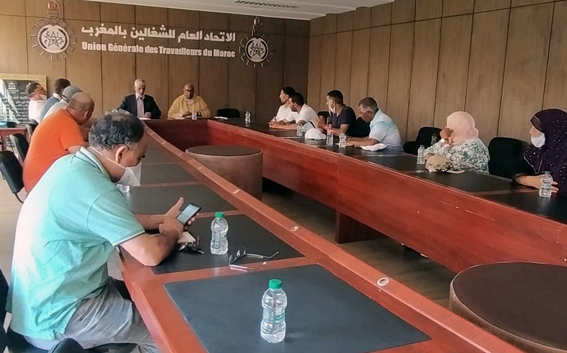 مواصلة الدينامية التنظيمية للاتحاد العام للشغالين بالمغرب