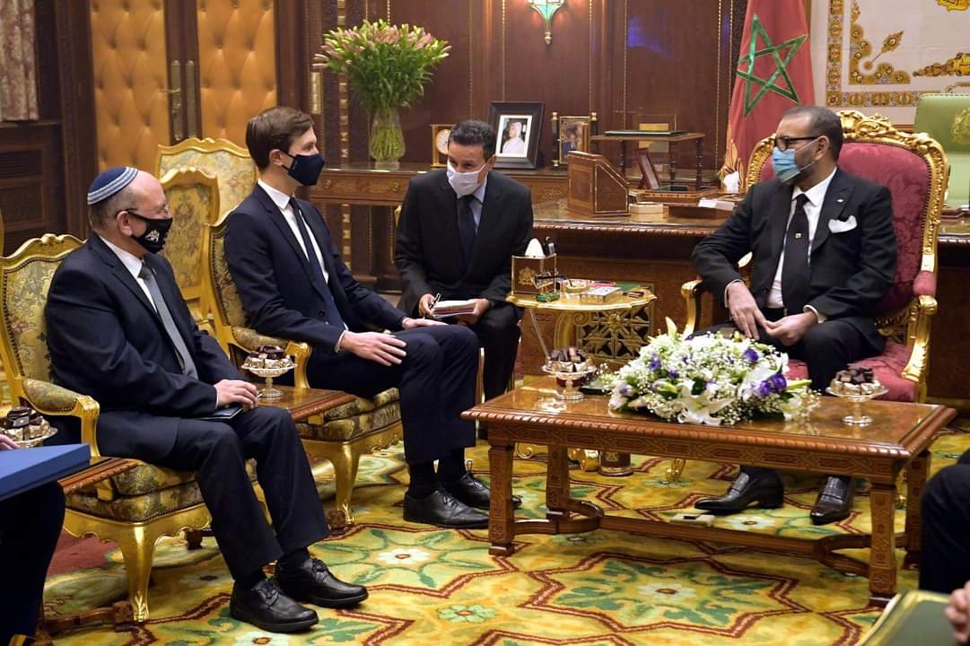 في بلاغ للديوان الملكي.. جلالة الملك محمد السادس  يستقبل كوشنر وبن شبات في وفد دبلوماسي مشترك
