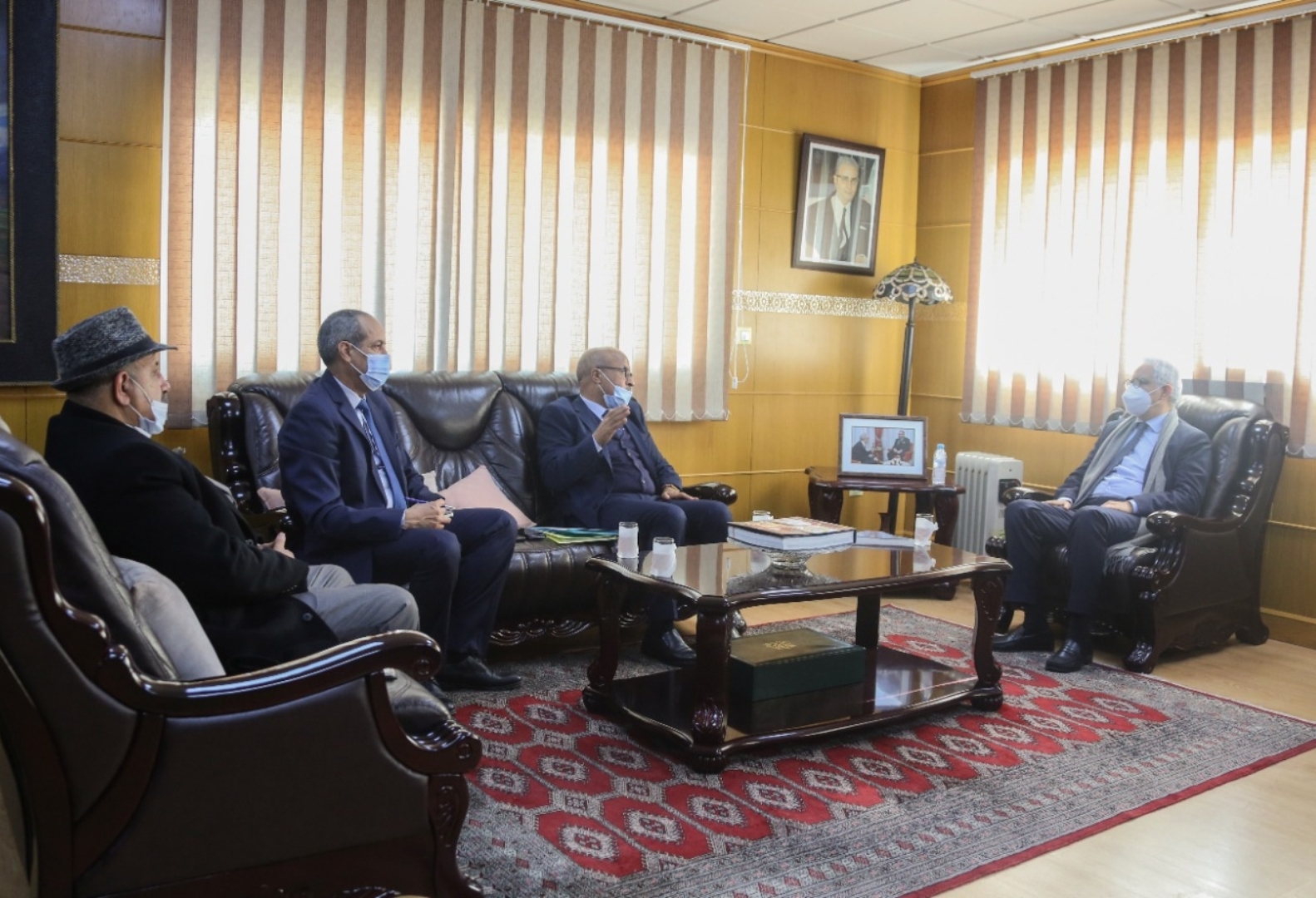 الأخ نزار بركة يستقبل السيد مولاي ابراهيم العثماني رئيس المجلس الإداري للتعاضدية العامة لموظفي الإدارات العمومية