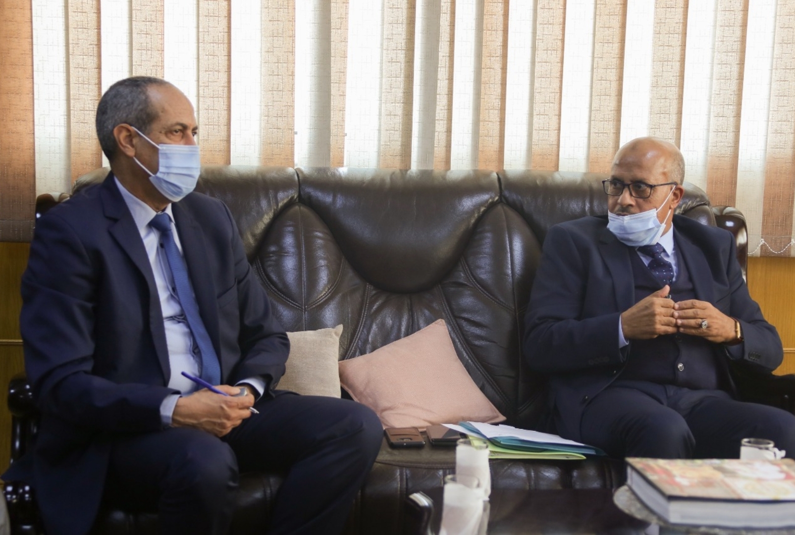 الأخ نزار بركة يستقبل السيد مولاي ابراهيم العثماني رئيس المجلس الإداري للتعاضدية العامة لموظفي الإدارات العمومية