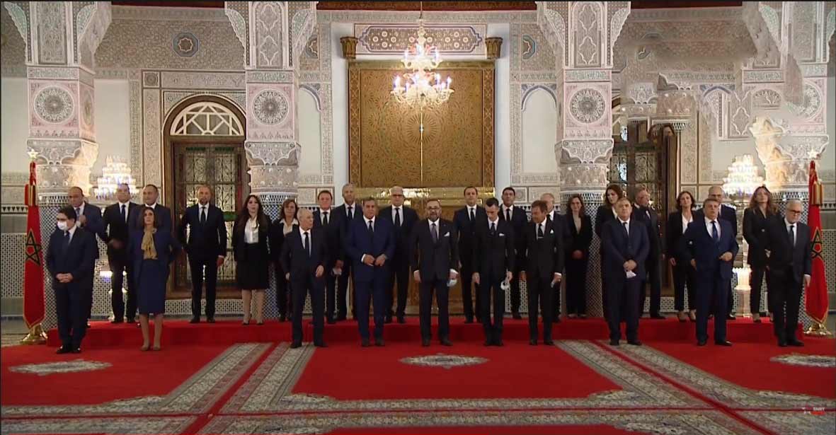 جلالة الملك محمد السادس يستقبل ويعيّن أعضاء الحكومة المغربية الجديدة الثالثة بعد دستور 2011