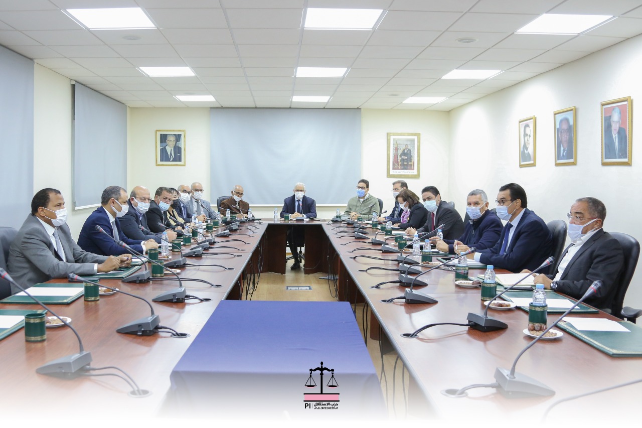 بلاغ اللجنة التنفيذية لحزب الاستقلال - الثلاثاء 9 نونبر 2021