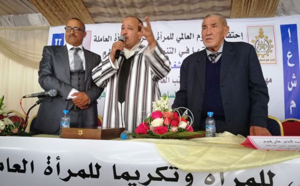 الاتحاد العام للشغالين بالمغرب يحتفي بالمرأة المغربية  بانزكان ايت ملول