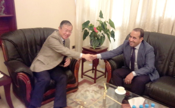 الأخ أحمد احميميد يزور السفير الصيني المعتمد بالمغرب