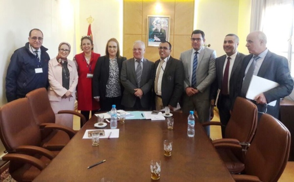 لقاءات مكثفة للأخ نورالدين مضيان مع  ممثلي مجموعة من القطاعات المهنية