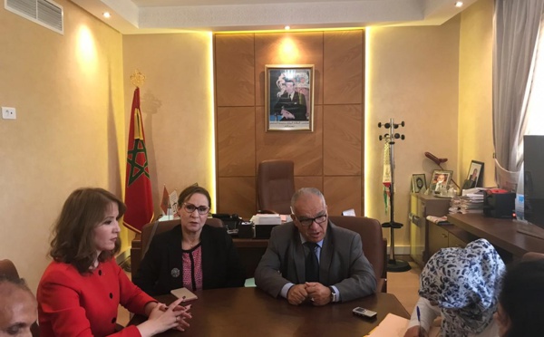 الأخ نورالدين مضيان يستقبل طلبة شعبة الماستر وحدة التشريع بكلية العلوم القانونية والاقتصادية والاجتماعية بسلا