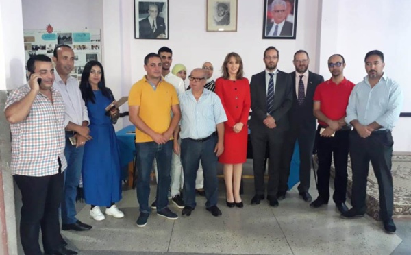 وفد رفيع المستوى عن السفارة البريطانية في زيارة مجاملة للمفتشية الإقليمية لحزب الاستقلال بالحسيمة