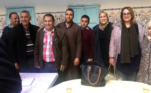 الاخت زينب قيوح تترأس اجتماعات تنظيمبة لحزب الاستقلال ومنظماته الموازية بتافنكولت بتارودانت