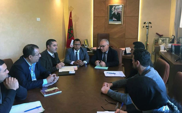 الأخ نورالدين مضيان يستقبل أعضاء الهيئة الوطنية للتقنيين بالمغرب
