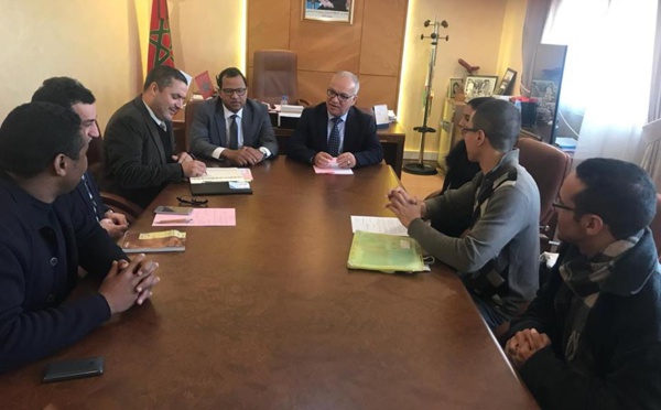 لجنة عن التنسيقية الوطنية لخريجي البرنامج الوطني 25الف إطار في ضيافة الفريق الاستقلالي