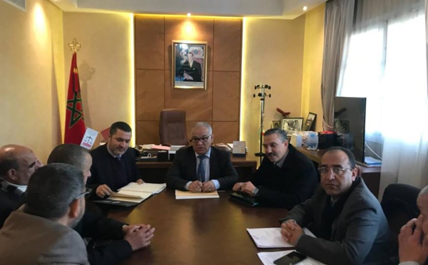 الأخ نورالدين مضيان أعضاء الجمعية المغربية للمديرين العامين ومديري المصالح بالجماعات الترابية