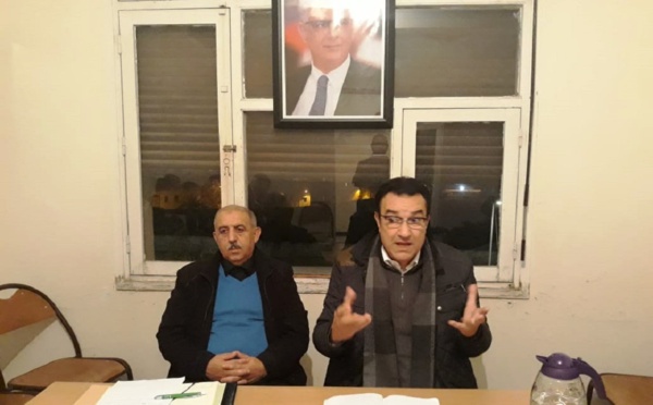 الأخ عزيز هيلالي يترأس الجمع العام لتجديد فرع حزب الاستقلال بأبي القنادل