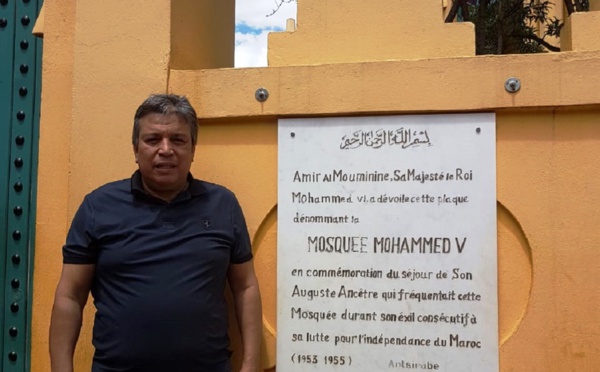 الأخ عبداللطيف أبدوح يزور مسجد محمد الخامس بمدينة أنسرابي بمدغشقر الشقيقة