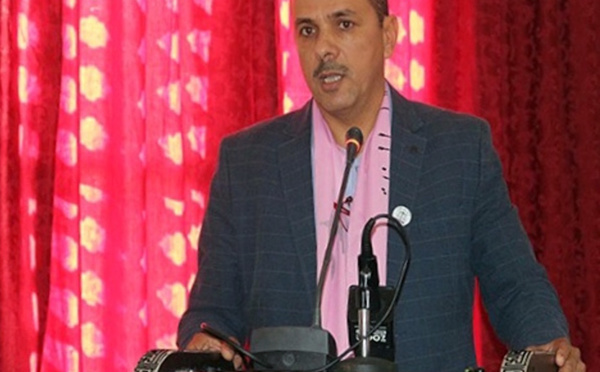 الأخ عبد الله السباعي يستعرض منجزات جماعة الحكونية خلال الملتقى الجهوي الرابع لمنتخبي حزب الاستقلال بطرفاية