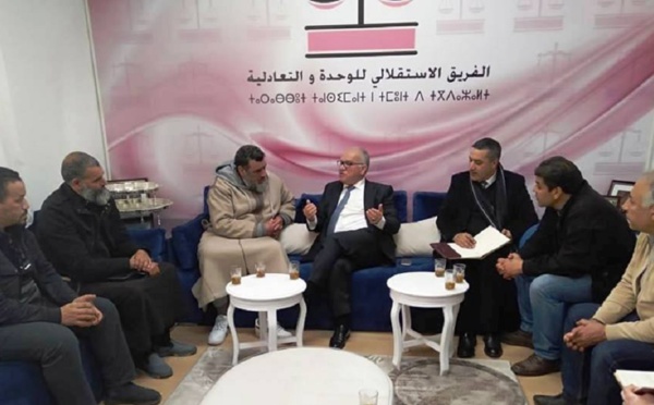 رئيس الفريق الاستقلالي بمجلس النواب في لقاء مع أعضاء الجمعية المغربية لبائعي اللحوم بالجملة لمدينة الأنوار