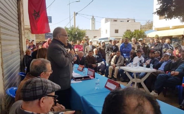 الأخ نورالدين مضيان  يترأس لقاء التواصليا مع ساكنة بني جميل بالحسيمة