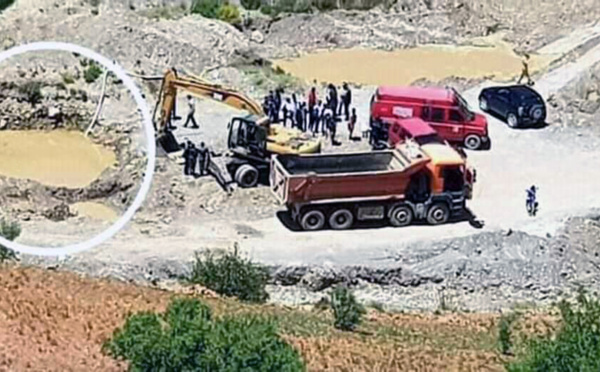 المواطنون بتارجيست يطالبون بفتح  تحقيق عاجل حول وفاة طفل  بمقلع رملي عشوائي