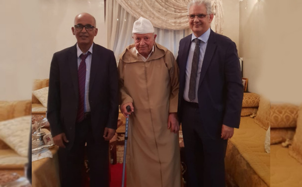 في إطار أجرأة مبادرة المصالحة مع الريف.. الأخ نزار بركة يعقد لقاء هاما مع المناضل المقاوم محمد بن سعيد ايت ايدر