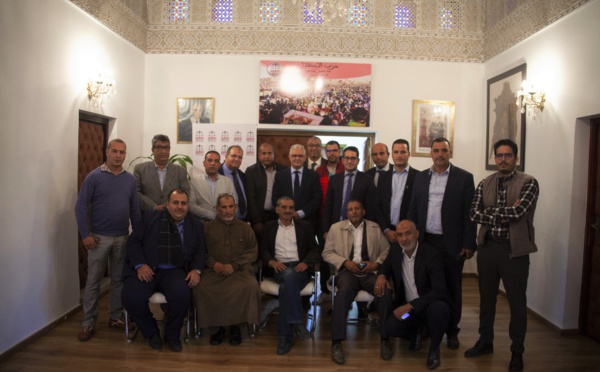 الأخ نزار بركة يستقبل مجموعة من رؤساء الهيئات والمنظمات الممثلة لقطاع النقل عبر الطرق والموانئ بالمغرب