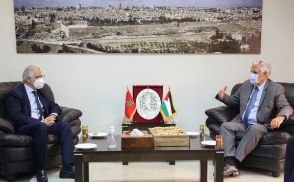 وفد استقلالي هام برئاسة الأخ نزار بركة في زيارة لسفارة دولة فلسطين لتأكيد الموقف المغربي الثابت والداعم للقضية الفلسطينية