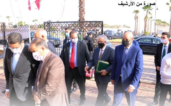 الأخ مولاي حمدي ولد الرشيد يشيد بالمهنية المتميزة والمسيرة الناجحة  للرئيس الأول لمحكمة الاستئناف بالعيون