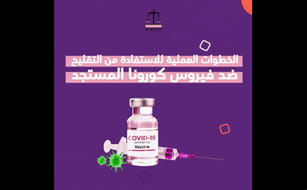 الخطوات العملية للاستفادة من التقليح ضد فيروس كورونا المستجد