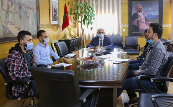 الأخ نزار بركة يستقبل لجنة الحوار المنبثقة عن التنسيقية الوطنية للأساتذة الذين فرض عليهم التعاقد