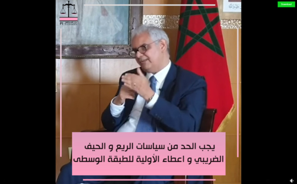 الأخ نزار بركة .. يجب الحد من سياسات الريع والحيف الضريبي وإعطاء الأولوية للطبقة الوسطى