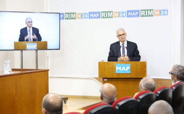 التسجيل الكامل لأشغال اللقاء الصحافي للأخ نزار بركة الأمین العام لحزب الاستقلال بملتقى وكالة المغرب العربي للأنباء