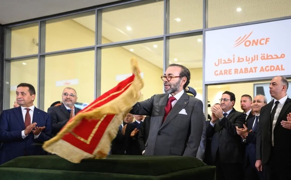 صاحب الجلالة الملك محمد السادس نصره الله يعطي انطلاقة إنجاز خط السكك فائق السرعة بين القنيطرة ومراكش