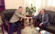 الأخ أحمد احميميد يزور السفير الصيني المعتمد بالمغرب الأخ أحمد احميميد يزور السفير الصيني المعتمد بالمغرب