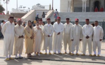 وفد من قيادة حزب الاستقلال برئاسة الأخ الأمين العام يترحم على الروح الطاهرة لأب الأمة وأرواح شهداء الحرية والاستقلال