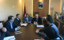 الأخ نورالدين مضيان يستقبل أعضاء الهيئة الوطنية للتقنيين بالمغرب الأخ نورالدين مضيان يستقبل أعضاء الهيئة الوطنية للتقنيين بالمغرب