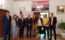 الأخ نزار بركة يستقبل رئيس وأعضاء حكومة الشباب المغربية