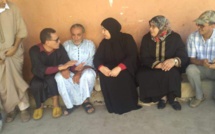 وفد عن حزب الاستقلال برئاسة الأخت زينب قيوح يقوم بزيارة لعائلات وأسر ضحايا "فاجعة تارودانت"