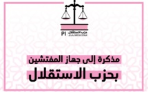 مذكرة إلى جهاز المفتشين بحزب الاستقلال بخصوص الإجراءات والتدابير الوقائية المتخذة لتفادي تفشي فيروس "كورونا"